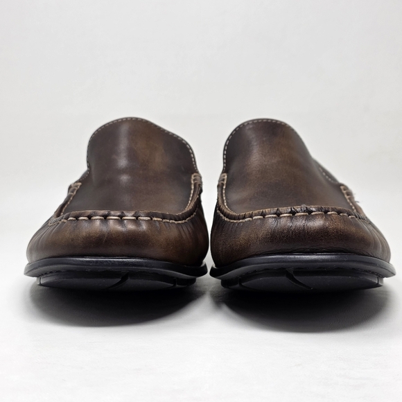 Ecco Men's Classic Moc 2.0 Venetian Leather Loafers Coffee Size 41 EU/7-7.5 US - Picture 8 of 13